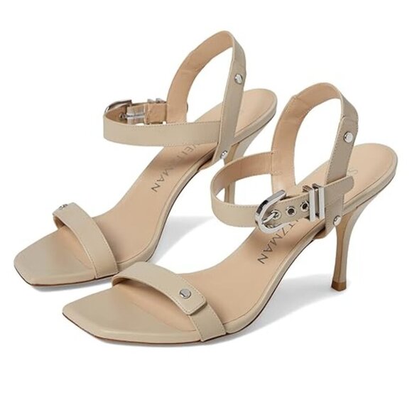 Stuart Weitzman Women's Maverick 85 Sandal Buckled Stiletto size 9.5 New - Picture 1 of 6